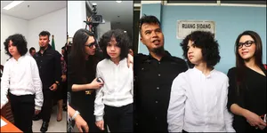 Saat Ahmad Dhani dan Maia Duduk Bersama Temani Dul di Pengadilan