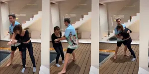 Saling Bercanda, Intip Potret Verrell Bramasta dan Livy Renata yang Makin Mesra - Peluk dan Diangkat Hampir Diceburkan ke Kolam Renang