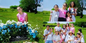 Sang Suami Meninggal Dunia, Potret Tabah Joanna Alexandra Ziarah ke Makam Raditya Oloan - Kini Sudah Bisa Tersenyum