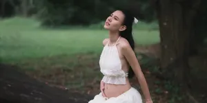 Segini Harga Outfit Shenina Cinnamon Buat Maternity Shoot