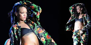Seksinya Rihanna Saat Tampil di Republik Dominika