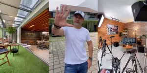 Sering Dibilang Nganggur, Ini Potret Tempat Kerja Indra Brasco yang Nyaman: Lengkap Ada Taman Sampai Home Theater!