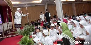 Serunya Berbagi Dengan Cinta Nassar Sungkar dan Anak-Anak Yatim