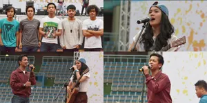 Suasana Sound Check d Masiv dan Sheryl Sheinafia di Taiwan