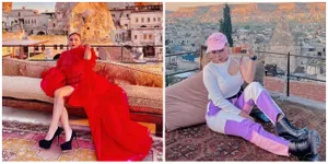 Sudah Bahagia Dengan Dirinya, Intip 7 Potret Eva Belisima Mantan Kiwil Liburan di Cappadocia Turki