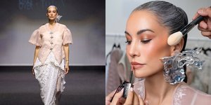 Suhu Turun Gunung, 7 Potret Nadya Hutagalung Kembali Melenggang Jadi Model di Dubai Fashion Week