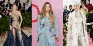 8 Potret Gigi Hadid Sulap Red Carpet jadi Panggung Runway dengan Gaya yang Unik!