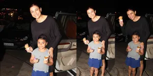 Super Unyu! Ekspresi Putri Kecil Sushmita Sen Saat Beli Es Krim