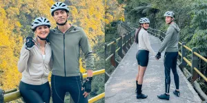 Syuting di Jogja, Donna Agnesia dan Darius Sinathrya Pamer Body Goals - Pesona Couple Idaman