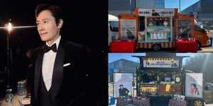 Syuting 'NO OTHER CHOICE', 8 Potret Lee Byung Hun Pamer Food Truck Kiriman Lee Min Jung - Komentar Sang Istri Curi Perhatian