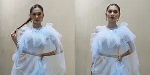 Hadiri Infotainment Awards 2021 SCTV, Zoe Jackson Bintang 'BUKU HARIAN SEORANG ISTRI' Tampil Stunning Dengan Dress Putih