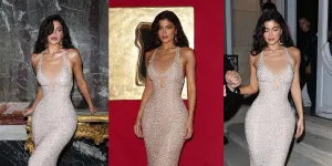 Tampil Seksi Bak Marilyn Monroe, Kylie Jenner Curi Perhatian Saat Hadiri Paris Fashion Week 2023!