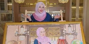 Tasyi Athasyia Bikin Lukisan dari 55 Kg Cokelat Selama 7 Hari, Hasil Akhirnya Bikin Takjub
