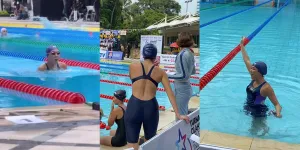 Tato di Punggung Bikin Salfok, 9 Potret Gisella Anastasia Ikut Lomba Renang Bareng Para Artis