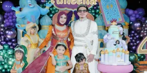 Ulang Tahun Ameena Anak Aurel dan Atta Halilintar, Imut Bertema Princess Jasmine