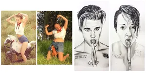 Uniknya Gaya Wanita Ini Parodikan Foto Nyeleneh Seleb Hollywood!