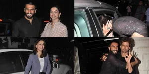 Ups! Ada Deepika di Premiere Film, Ranveer Cium Aktris Cantik Ini