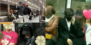 Ups, Bintang Korea Ini Tertangkap Kamera Naik Angkutan Umum Loh