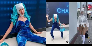 Wajahnya Masih Diperban dan Masih Bengkak, Ini Potret Lucinta Luna Joget-Joget Sampai Kapok Jahitan Dilehernya Jadi Sobek - Bikin Ngilu