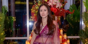 Wulan Guritno Stunning Pakai Lehenga Ungu di Pesta Diwali 2025