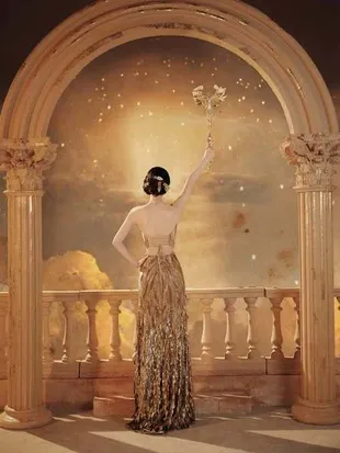 7 Potret Anggun Meng Ziyi di Tencent Video All Star Night 2025 yang Curi Perhatian