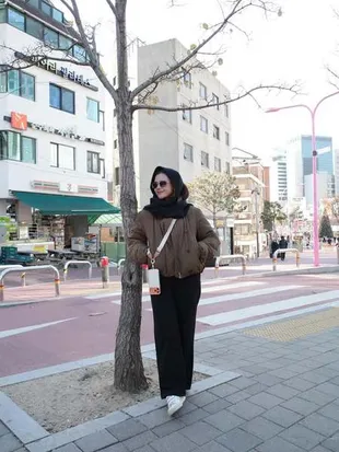 7 Potret Audi Marissa Tampil Stylish di Korea, Bak Idol di Ruang Publik