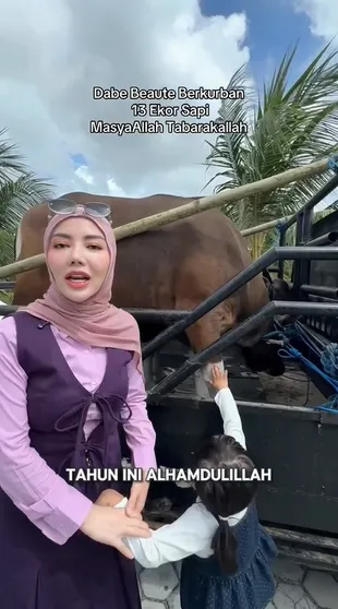 7 Potret Bella Shofie Kurban 13 Sapi Lewat Brand Kosmetik Miliknya, Berharap Jadi Berkah