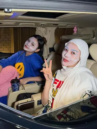 7 Potret Bella Shofie Mudik ke Yogyakarta, Pertama Kali Perjalanan 10 Jam Ajak Anak-Anak