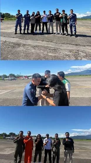 7 Potret Praz Teguh Tiba di Sumbar, Salurkan Bantuan Korban Banjir di Tanah Kelahiran