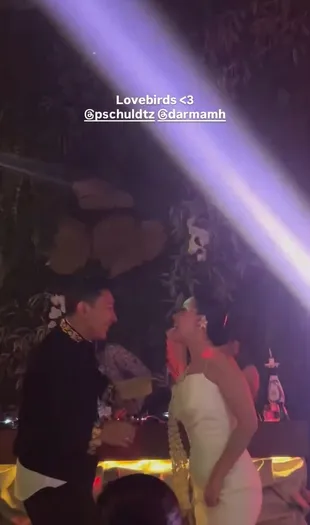 Aksi Patricia Schuldtz Menantu Tommy Soeharto Nge-DJ di Resepsi Pernikahan