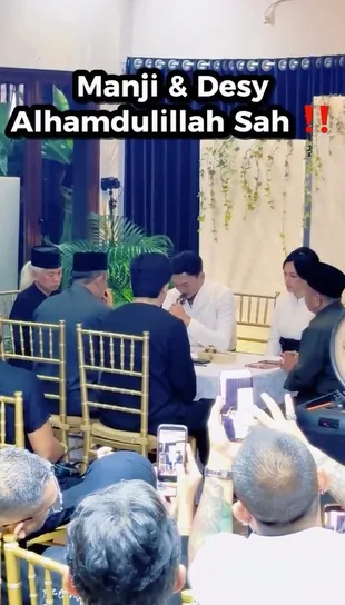 Anji Manji Resmi Menikahi Desy, Akad Nikah Digelar Hari Ini
