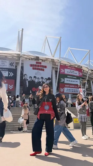 Audi Marissa Akhirnya Konser dan Soundcheck BTS di Korea, Akui Tak Bisa Berkata-Kata