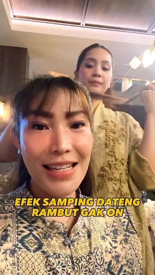 Ayu Dewi Belum Sempat Nyalon, Dibantu Nagita Slavina Dandan saat Open House