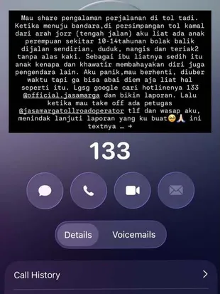 Cerita Zaskia Adya Mecca Laporkan Temuan Anak Hilang di Tol, Isi Chat Bikin Haru