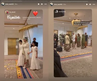 Foto Pernikahan Angga Wijaya & Nurul Kamaria, Dulu Mahar Fantastis Kini di Ujung Tanduk