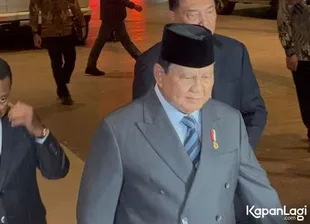 Hadir di Resepsi El Rumi dan Syifa Hadju, Presiden Prabowo Subianto Nikmati Kari Laksa