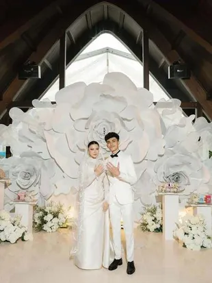 Potret Hanum Mega Resmi Menikah dengan Rafly Ardiansyah, Didampingi Dua Anak saat Akad