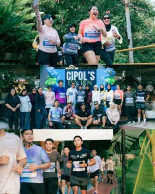 Irish Bella Rayakan Ulang Tahun Putri Sambung dengan Fun Run