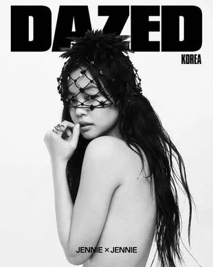 Jennie BLACKPINK Topless di Cover Majalah Dazed Korea