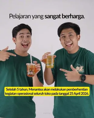 Jerome Polin Resmi Tutup Semua Kedai Menantea, Temui Banyak Kendala Sejak Awal Berdiri