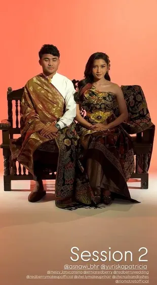 Asnawi Mangkualam dan Yuriska Patricia Rilis Prewedding Adat Makassar, Digarap Rio Motret