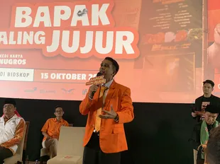Film BAPAK PALING JUJUR Rilis Trailer, Andovi da Lopez Sentil Korupsi
