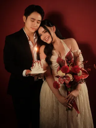 Potret Amanda Manopo dan Kenny Austin Rayakan Anniversary Pertama, Manis Romantis