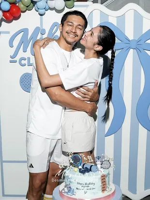 Potret Mikha Tambayong Rayakan 32 Tahun Bertema Padel Bareng Deva Mahenra