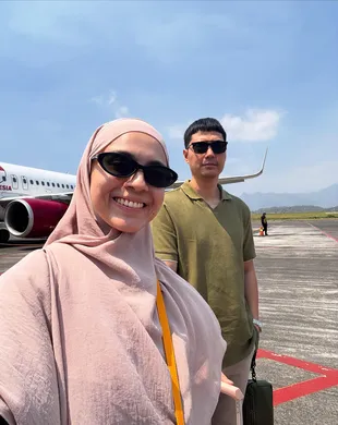 Potret Nycta Gina dan Kinos Seru Kerja Bareng Sambil Kulineran di Malang