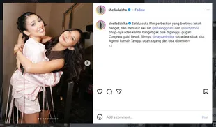 Potret Sheila Dara Dukung Fita Anggriani dan Enzy Storia di AGENSI RUMAH TANGGA