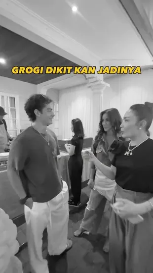 Momen Ayu Dewi Kenalan dengan Tristan Molina Pacar Olla Ramlan, Ngobrol Pakai Bahasa Prancis