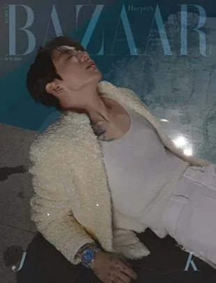 Pemotretan Jungkook BTS untuk Harper's Bazaar Korea Tampilkan Aura Karismatik dan Elegan