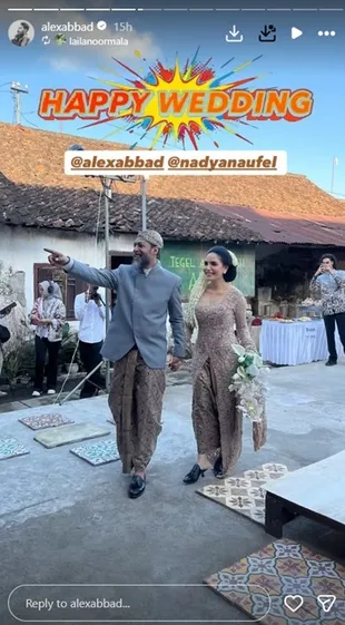 Pernikahan Alex Abbad di Tulungagung, Dihadiri Artis Ibu Kota