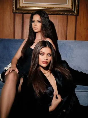 Photoshoot Terbaru Tawana Sheldrick Bareng Cantika Putri Kirana, Kompak Tampil Serba Hitam